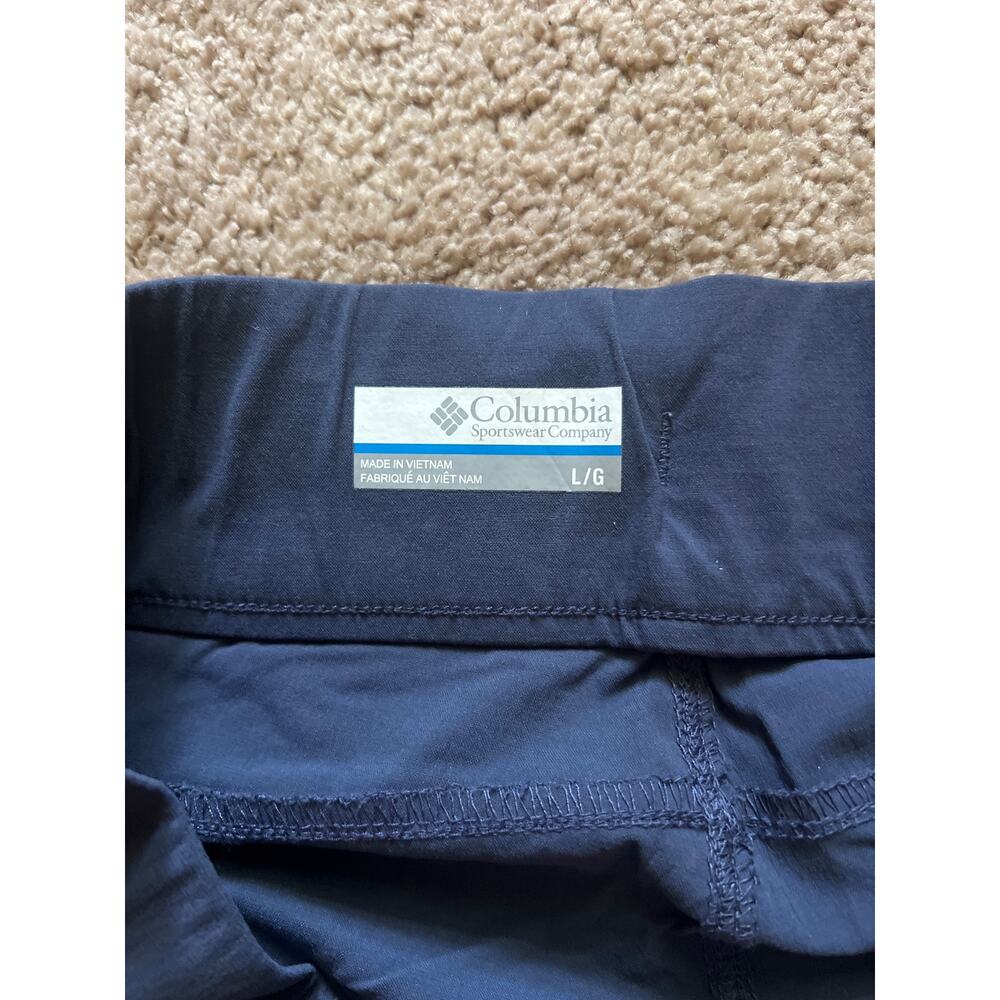 NWOT Columbia Women’s Lightweight Navy Cargo Pants Size Large - Picture 2 of 5